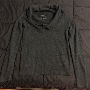 Allsaints Men’s Funnel Neck sweater (black/SM)